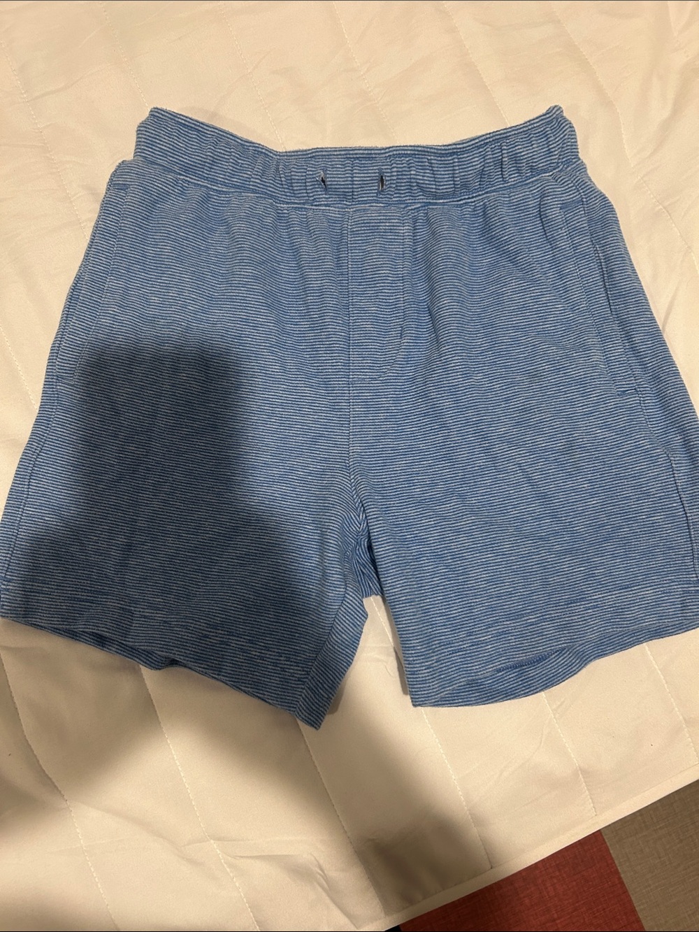 Kids Blue Knit Casual Shorts